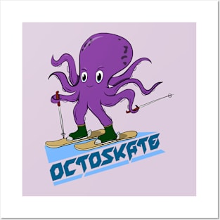 OctoSkater Posters and Art